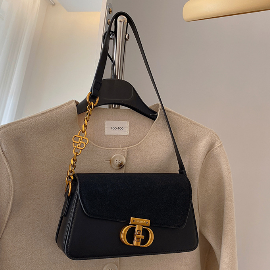 Frosted Velvet Chain Retro Armpit Shoulder Bag