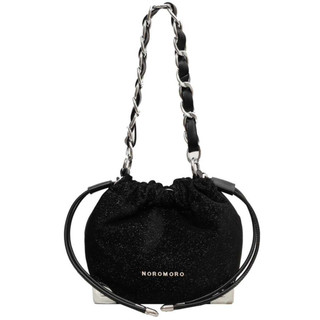 Oxford Cloth Chain Bucket Style Shoulder Messenger Bag