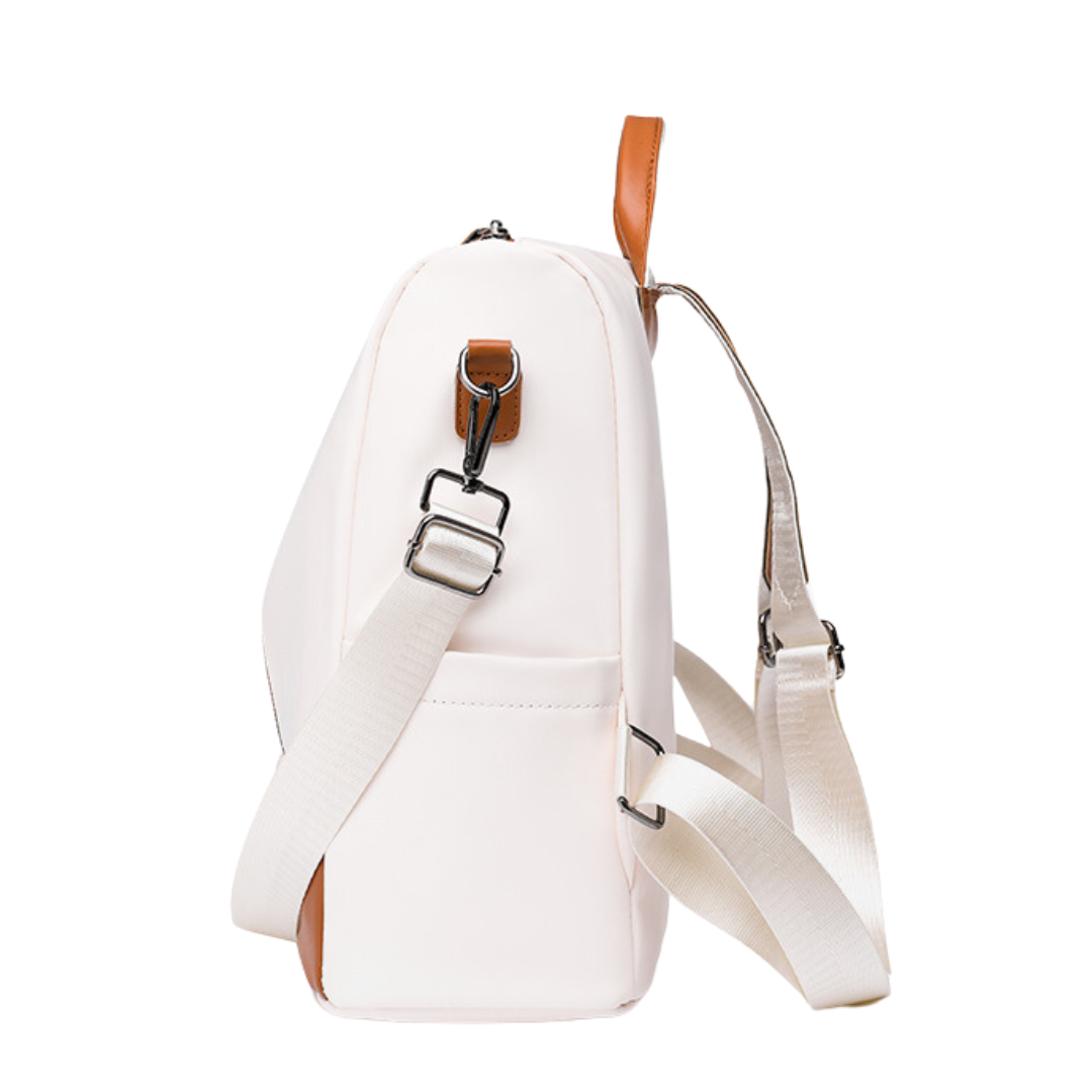 Casual PU Leather Retro Lightweight Travel Backpack