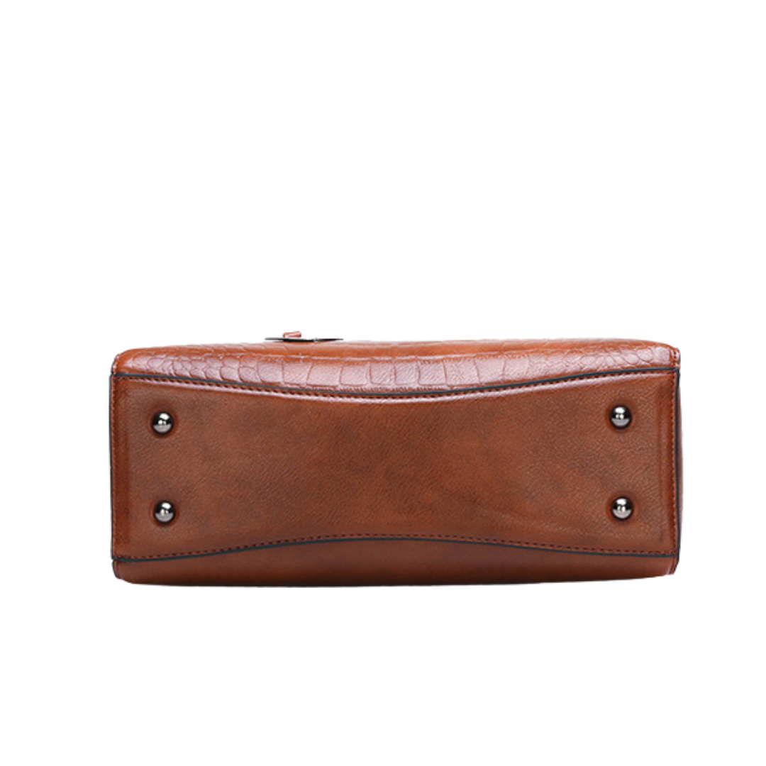 Baigou Crocodile Crossbody Handbag for Women