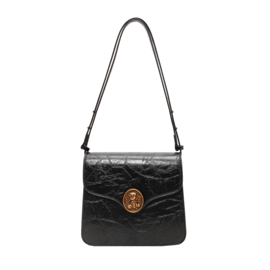 Retro PU Leather Mini Crossbody Shoulder Square Bag