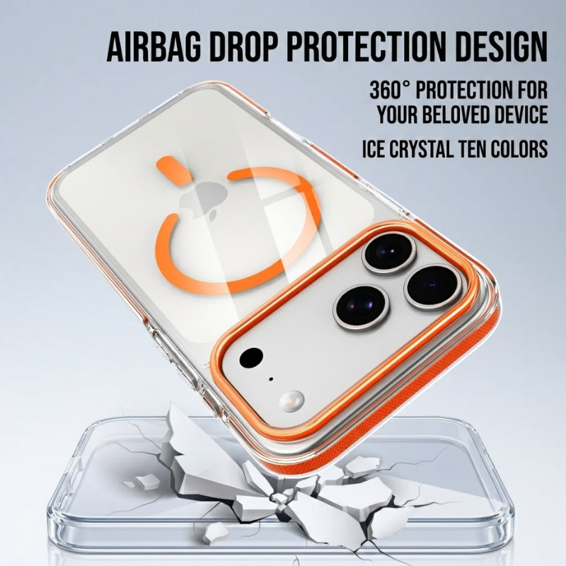 CryoShield Ice Crystal Magnetic Case