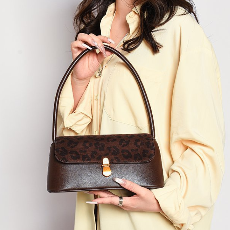 Leopard Print Shoulder Bag