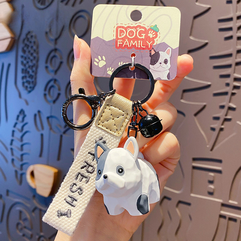 Creative Husky Resin Bag Charm