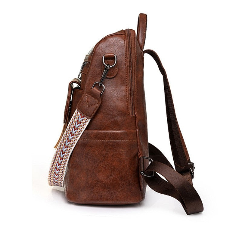 Retro Large Capacity Women's Dual-rpose Backpack