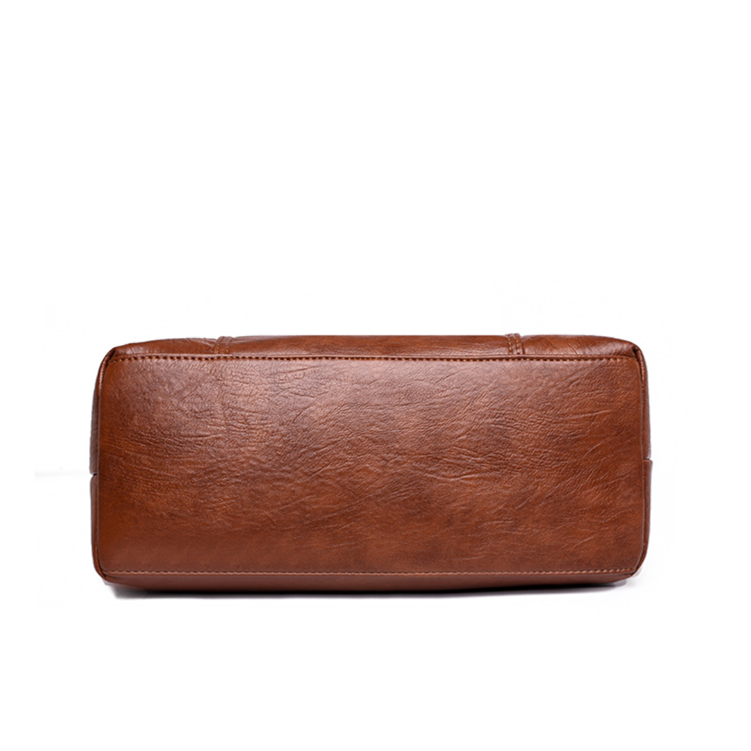 European Style Large Soft Leather Shoulder Bag