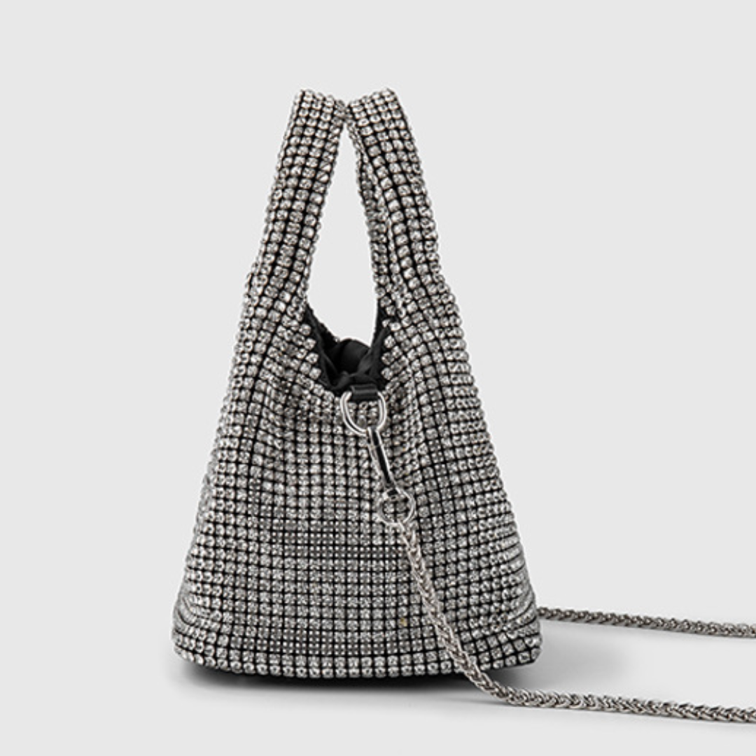 Trendy Full Diamond Fashion Women's PVC Messenger Bag