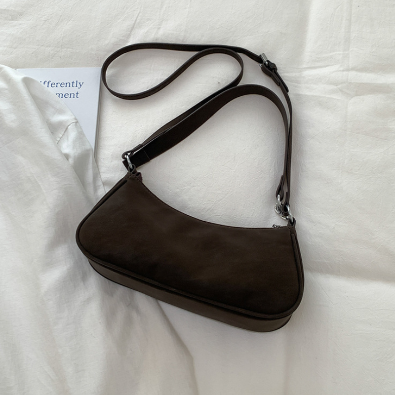 Retro Chic Women’s Baguette Shoulder Bag