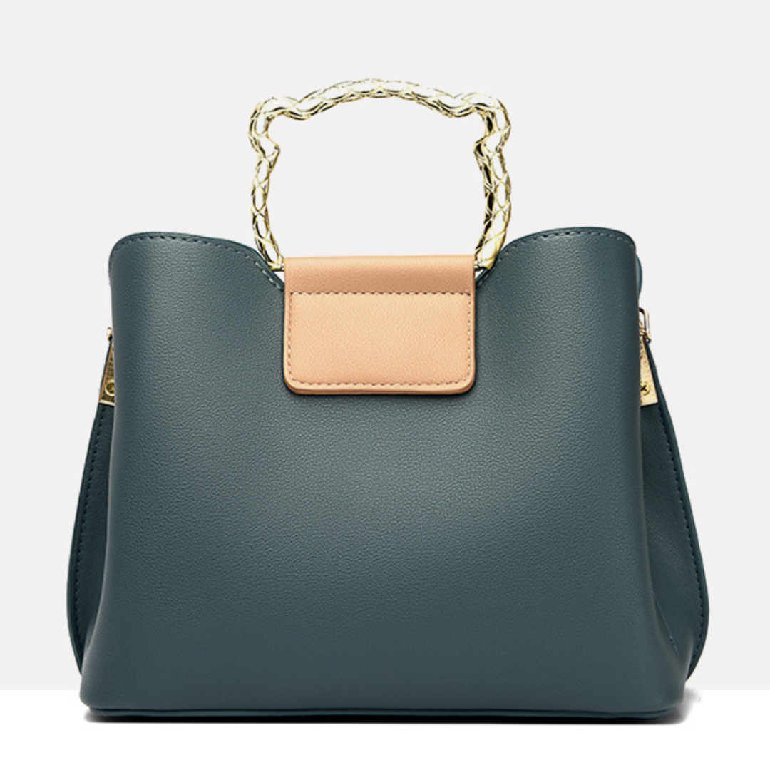 Brand Beautiful Contrast Color Women's Handbag