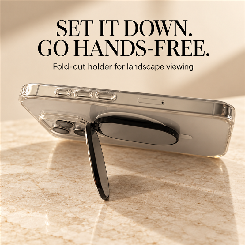 DualView Double-Sided Makeup Mirror with Phone Holder
