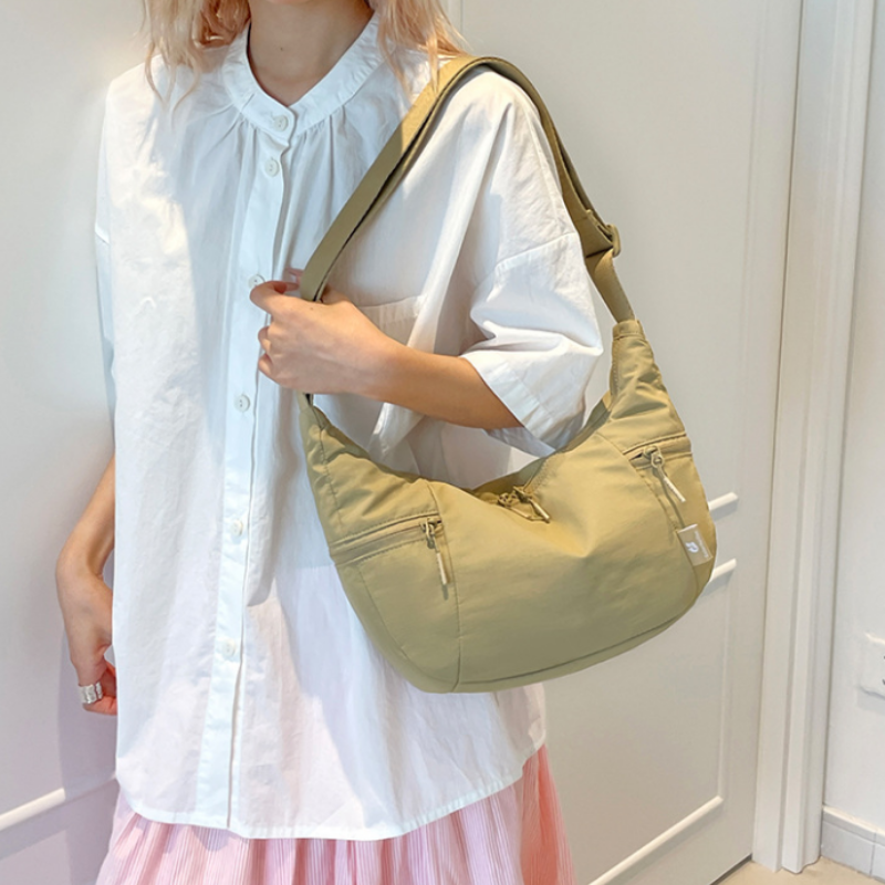 Croissant Style Lightweight Shoulder Bag