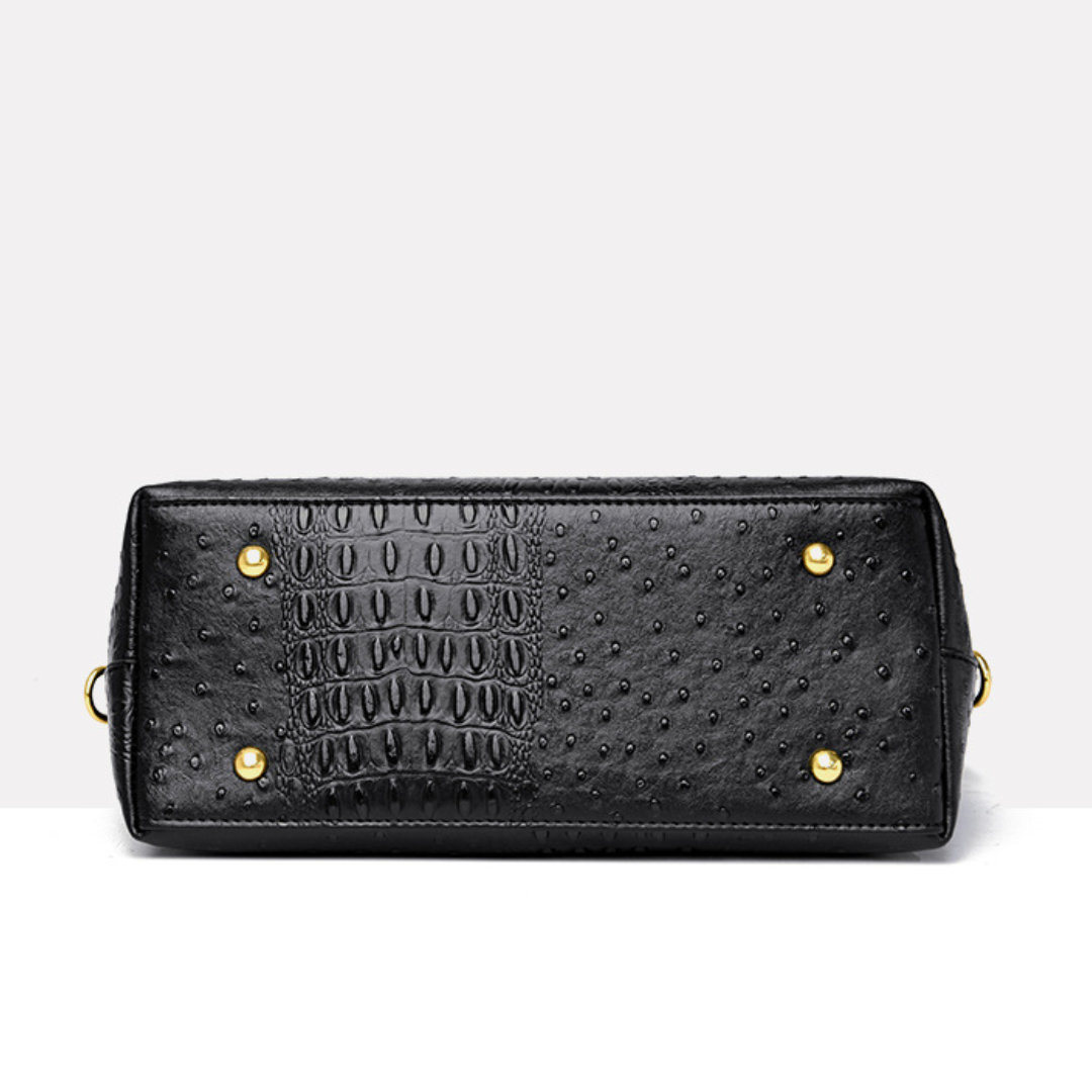 Large Capacity Crocodile Pattern Mom Handbag