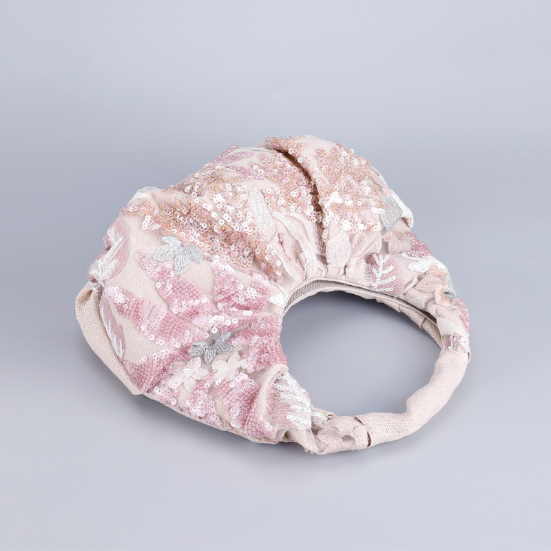 Veloria Embroidered Luxe Handbag