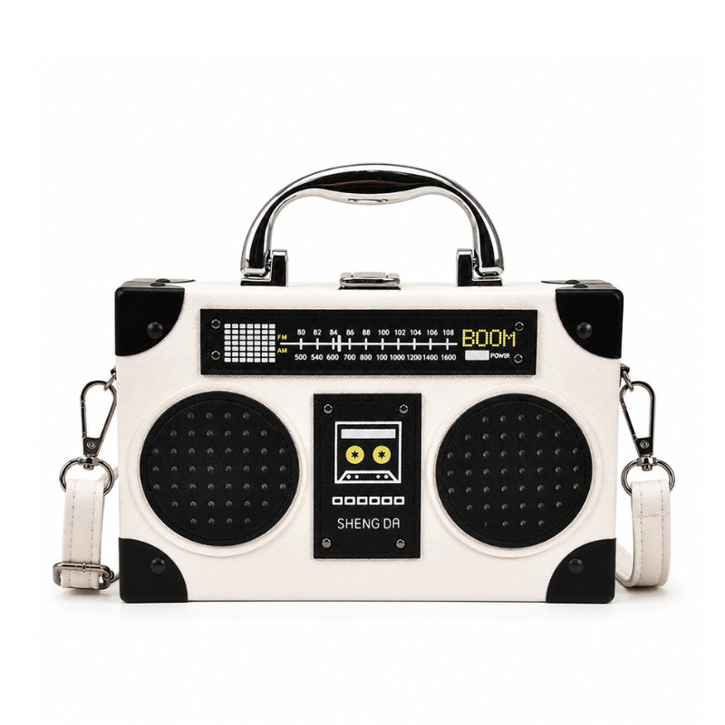 Boom Box Retro Handbag