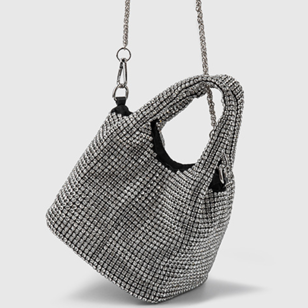 Trendy Full Diamond Fashion Women's PVC Messenger Bag
