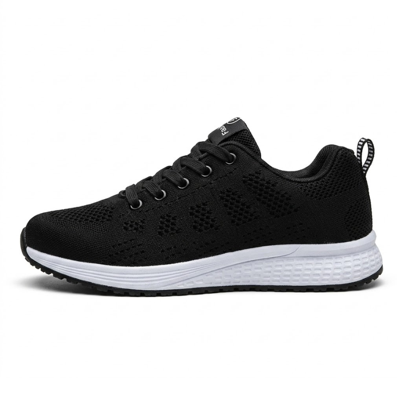 Women’s Fly Knit Lace-Up Mesh Runner Shoes