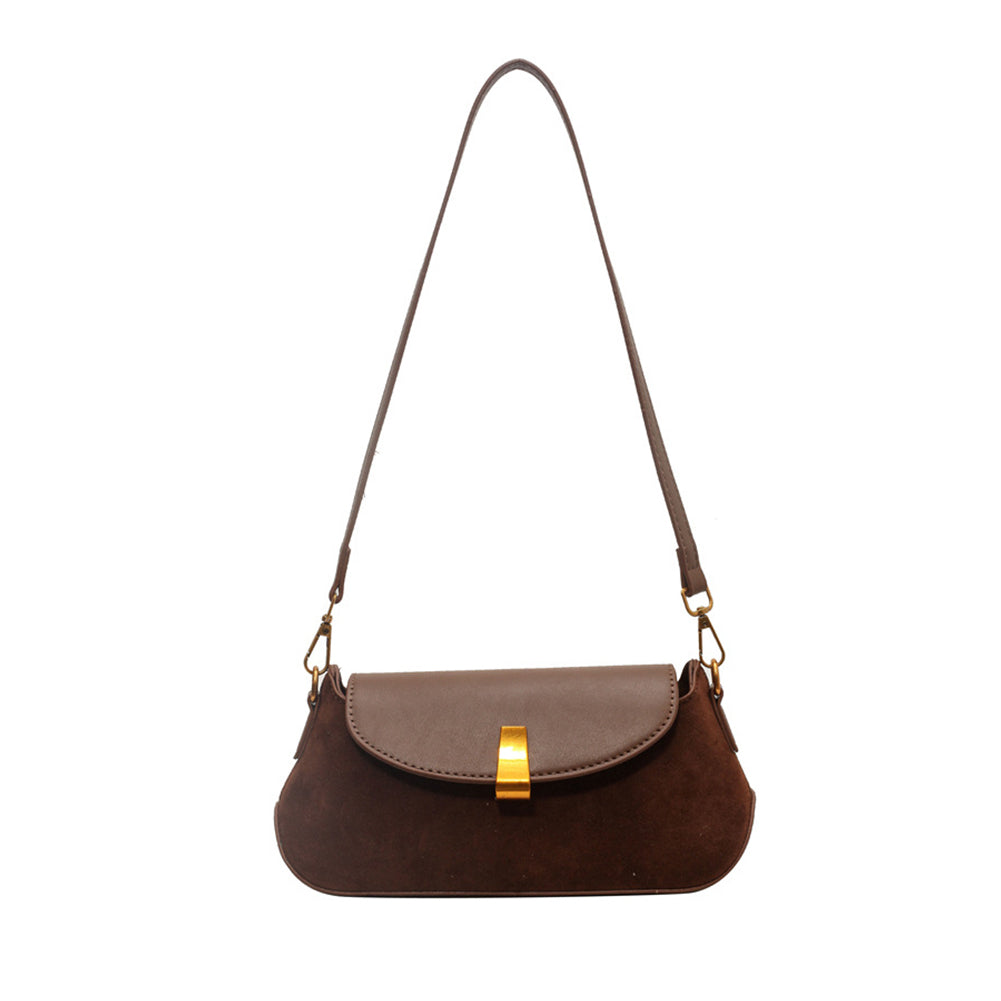 Retro Velvet Frosted Small Square Crossbody Bag