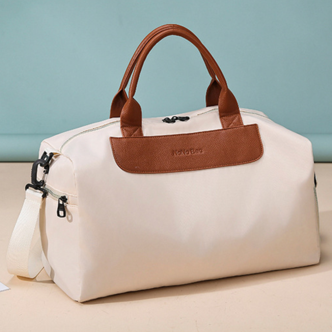 Large Capacity Polyester Fitness Duffle Bag with Wet/Dry Separation