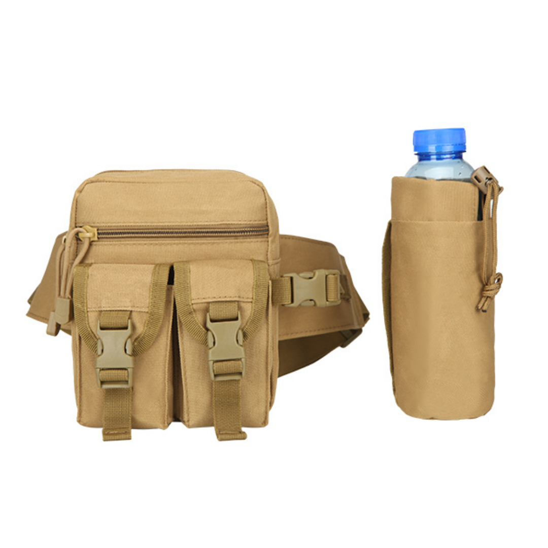 Shop now in Sri Lanka - Men's Waterproof Sports Waist Bag with Bottle Holder