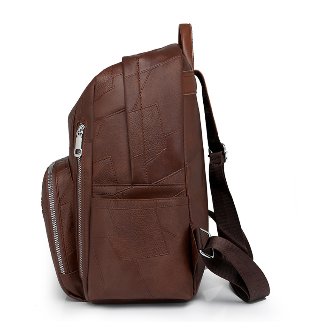 Style Large Capacity Women's Soft Leather Backpack