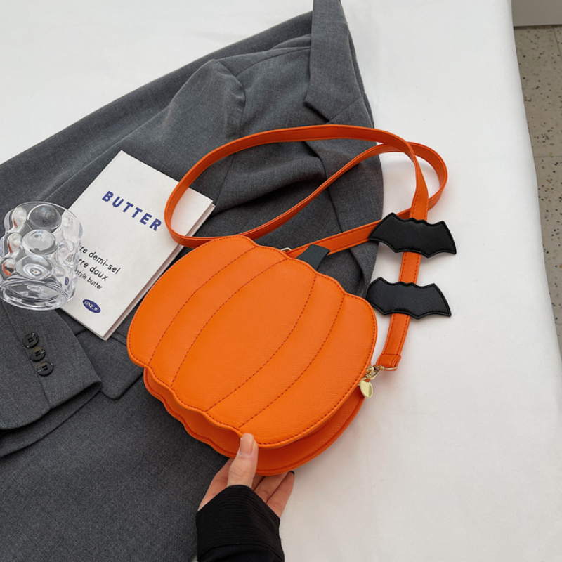 Quirky Pumpkin Women’s Halloween Shoulder Bag