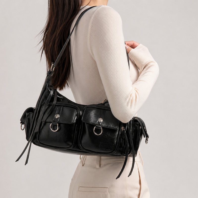 Bold Pocket Women’s Shoulder Bag