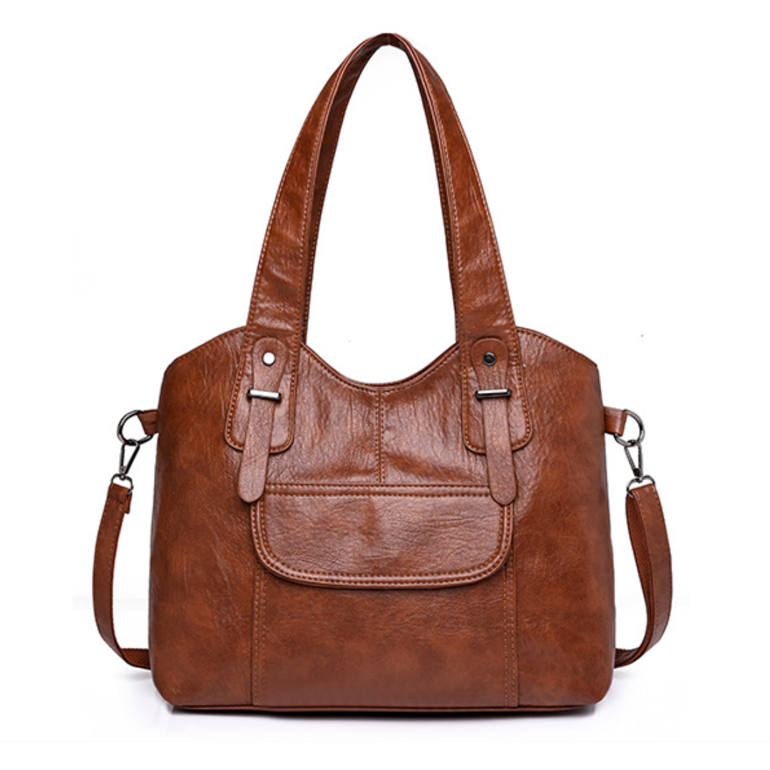 Euro Fusion Soft Leather Shoulder Bag