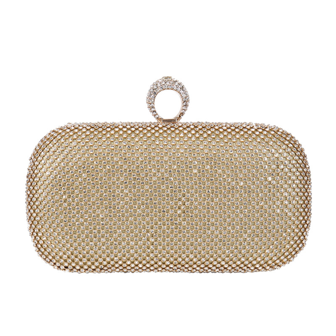 Diamond Gleam Evening Clutch