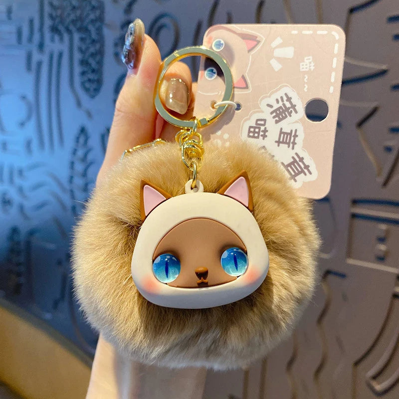 Fluffy Whisker Keychain