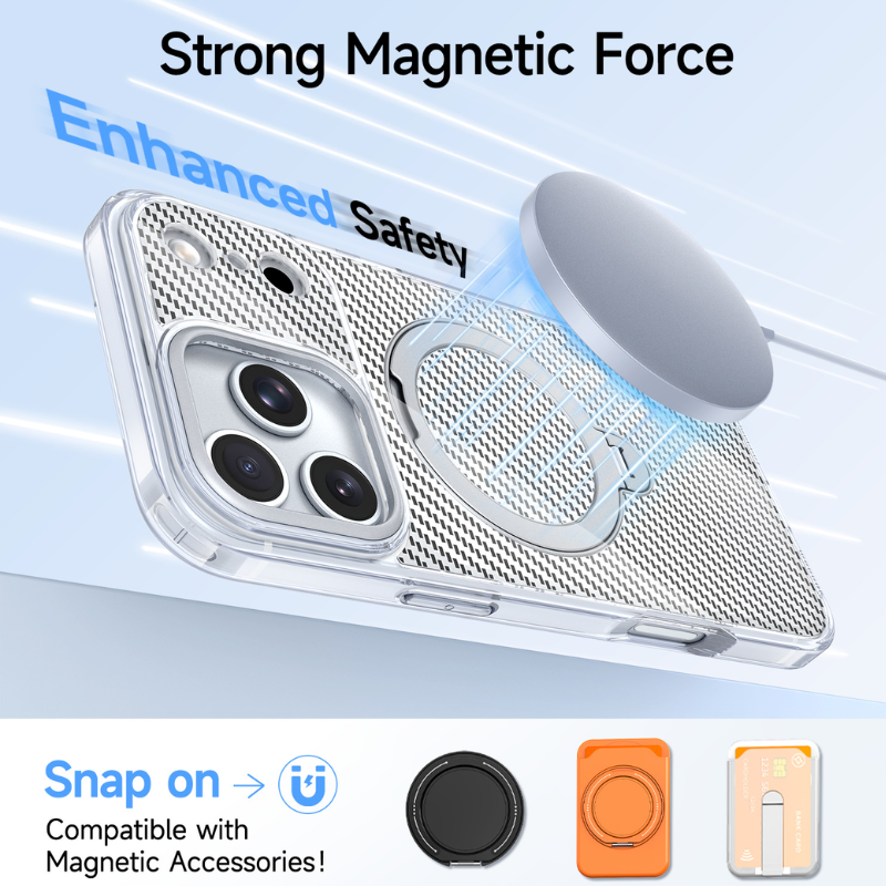 Strivo Clear Stripe MagSafe Case