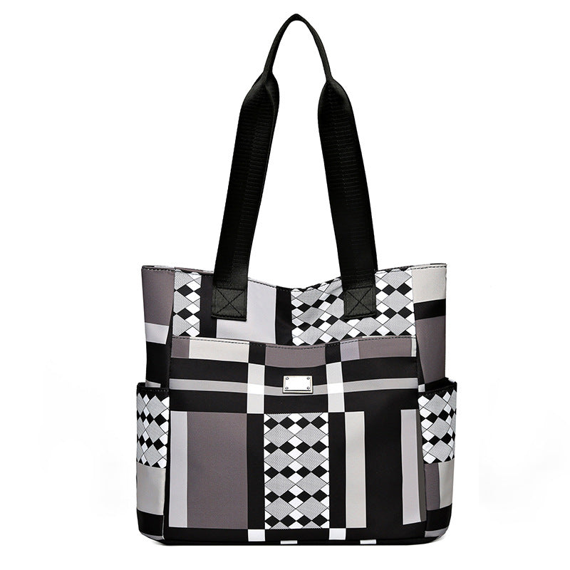 Luxe Contrast Tote Bag