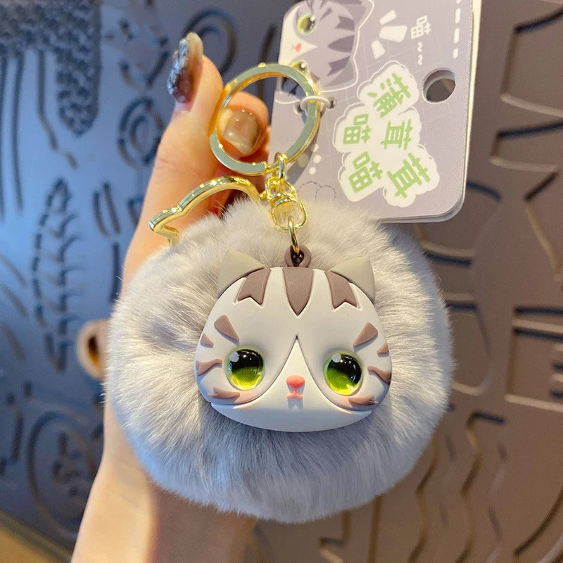 Fluffy Whisker Keychain