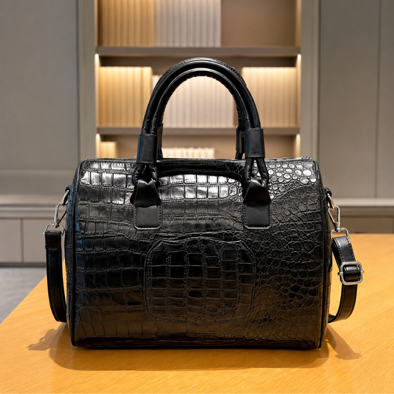 Embroidered Character Handbag