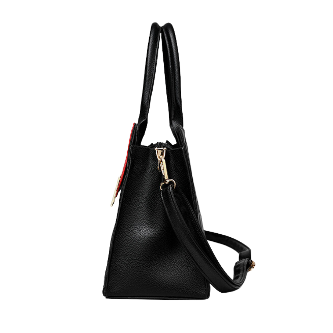 Fashionable Contrasting Color Handbag