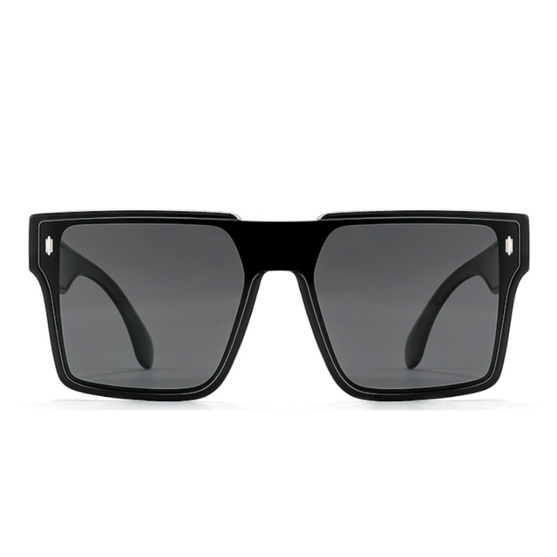 Classic polarized square frame sunglasses for men and women  