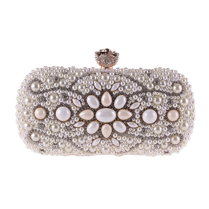 White Pearls Radiant Clutch