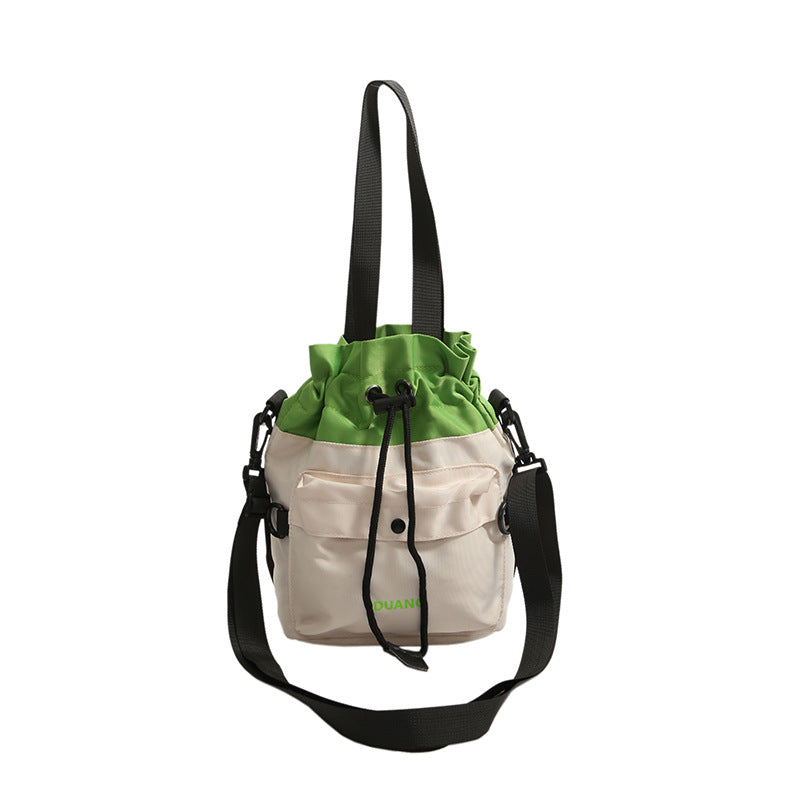 New Style Contrasting Bucket Bag