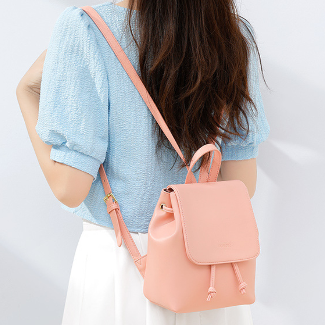 Korean Chic Drawstring Backpack