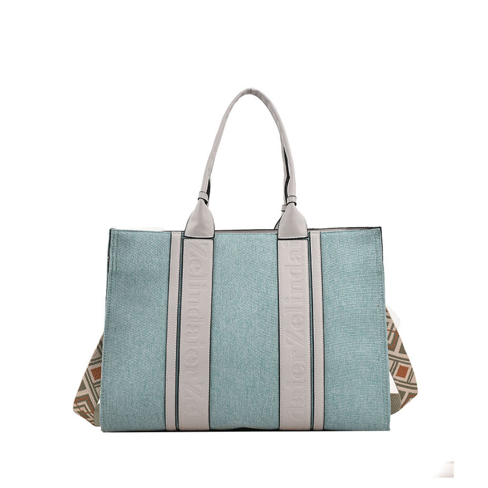 Color Contrast Tote Bag