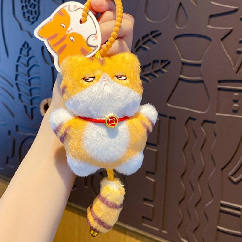 Fluffy Energy Cat Plush Bag Charm