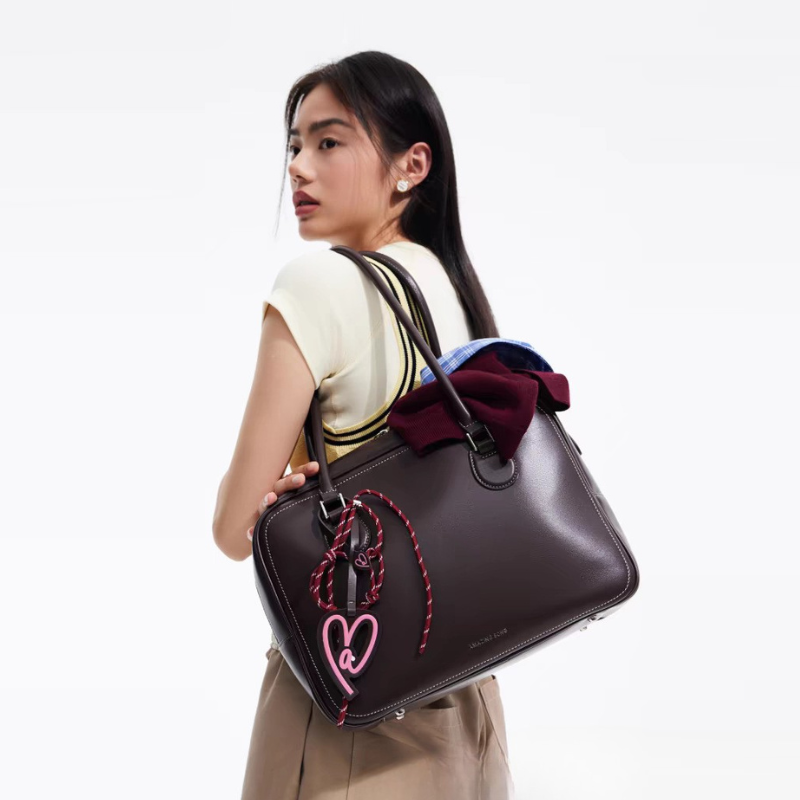 Elegant Large Capacity Shoulder Bowling Bag For Women