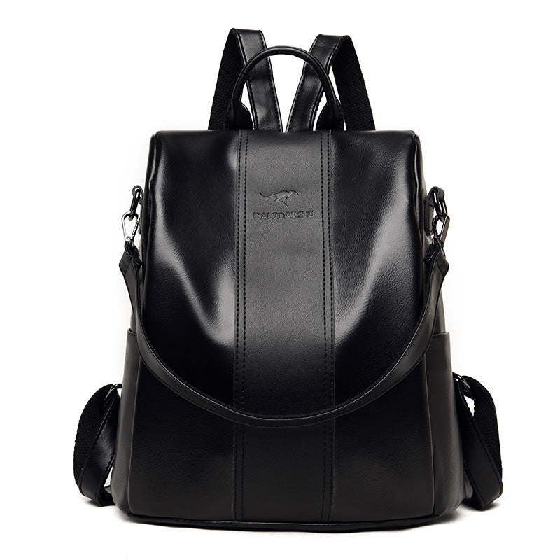 Modern Classic PU Leather Backpack