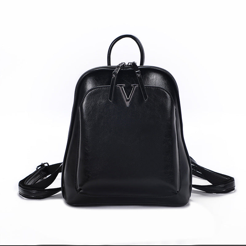 Leather Chic Multifunctional Backpack