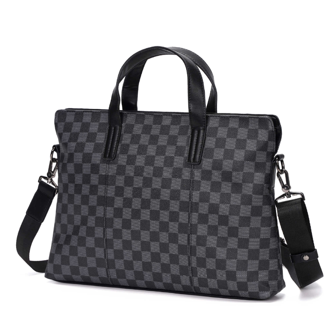 Bold Plaid Laptop Bag