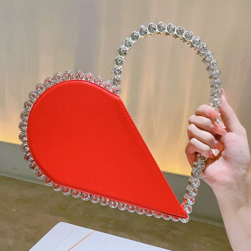 Crystal Diamond Round Sparkling  Evening Clutch