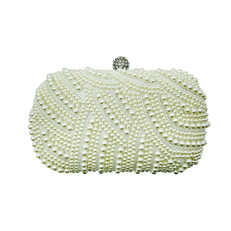 New Luxury Pearl Clutch Bag