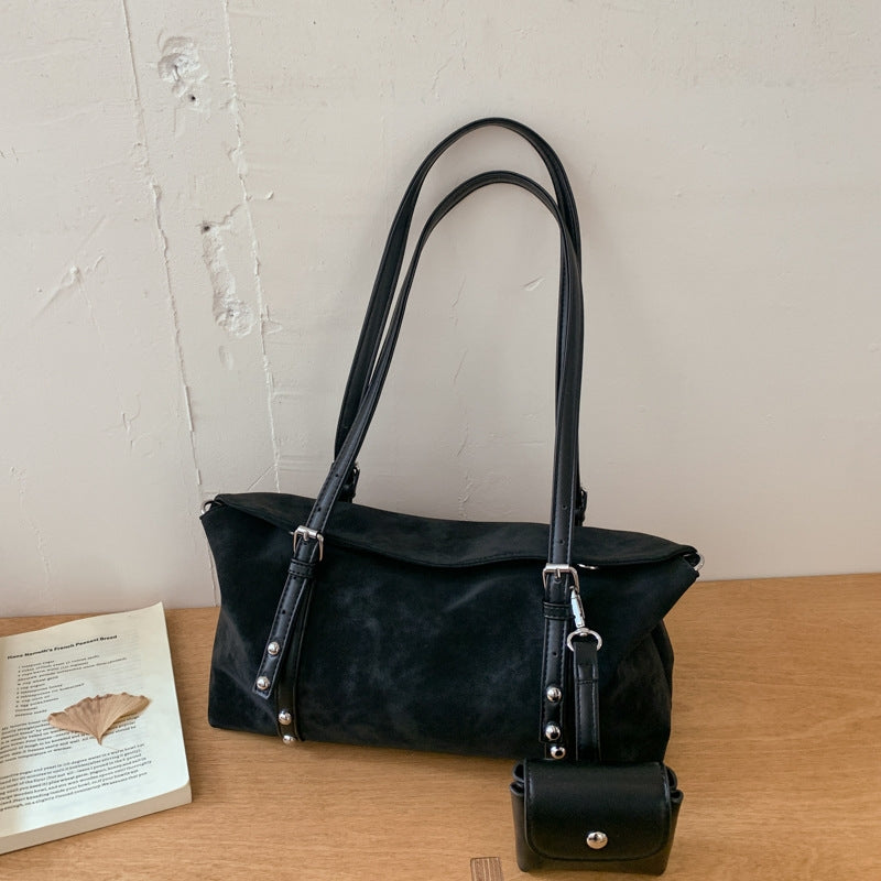 Women's Versatile Shoulder Bag with Mini Pouch