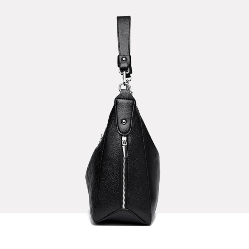 Versa Soft Multi Layer Soft Leather Shoulder Bag
