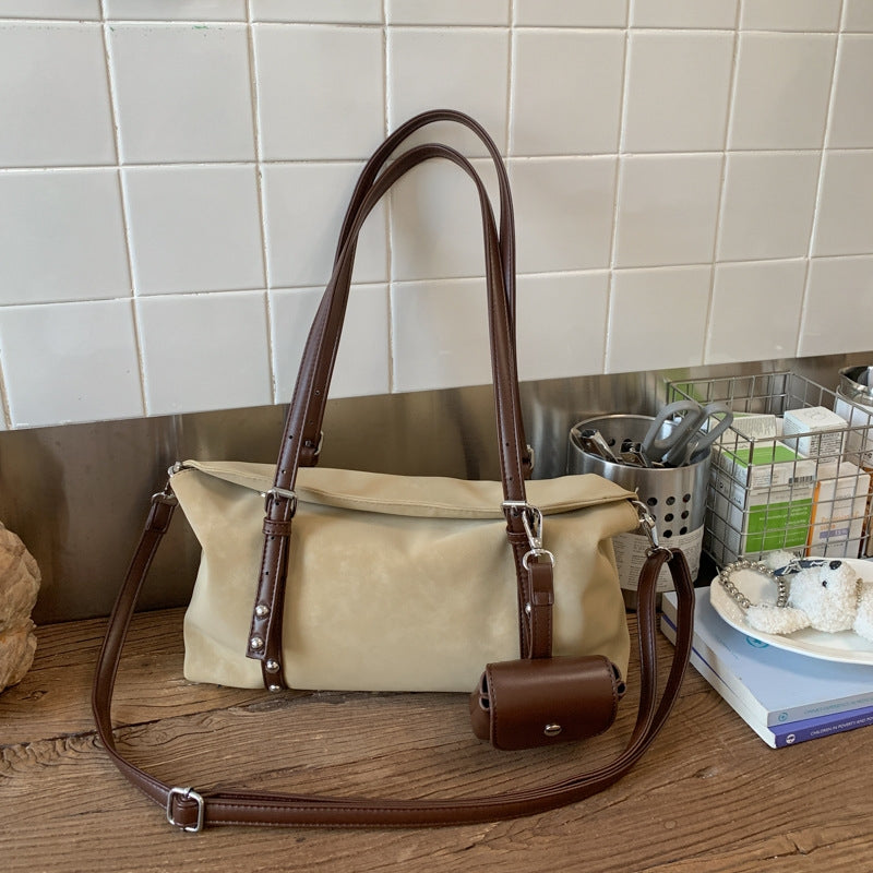 Women's Versatile Shoulder Bag with Mini Pouch