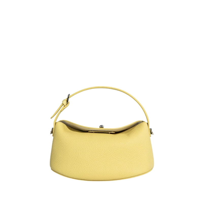 Minimalist Curve Handbag with Adjustable Strap